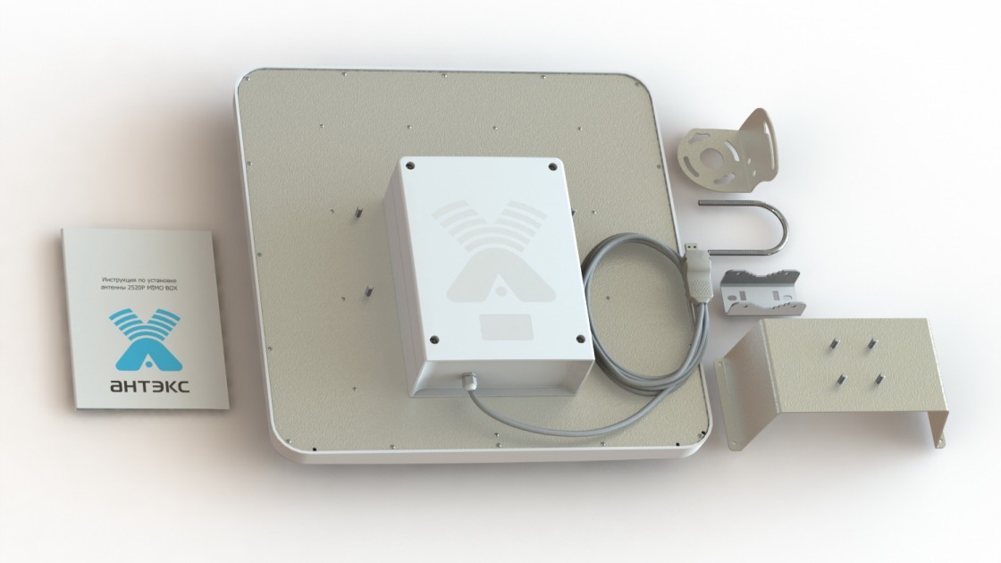 Панельная антенна Agata MIMO 2x2 Box